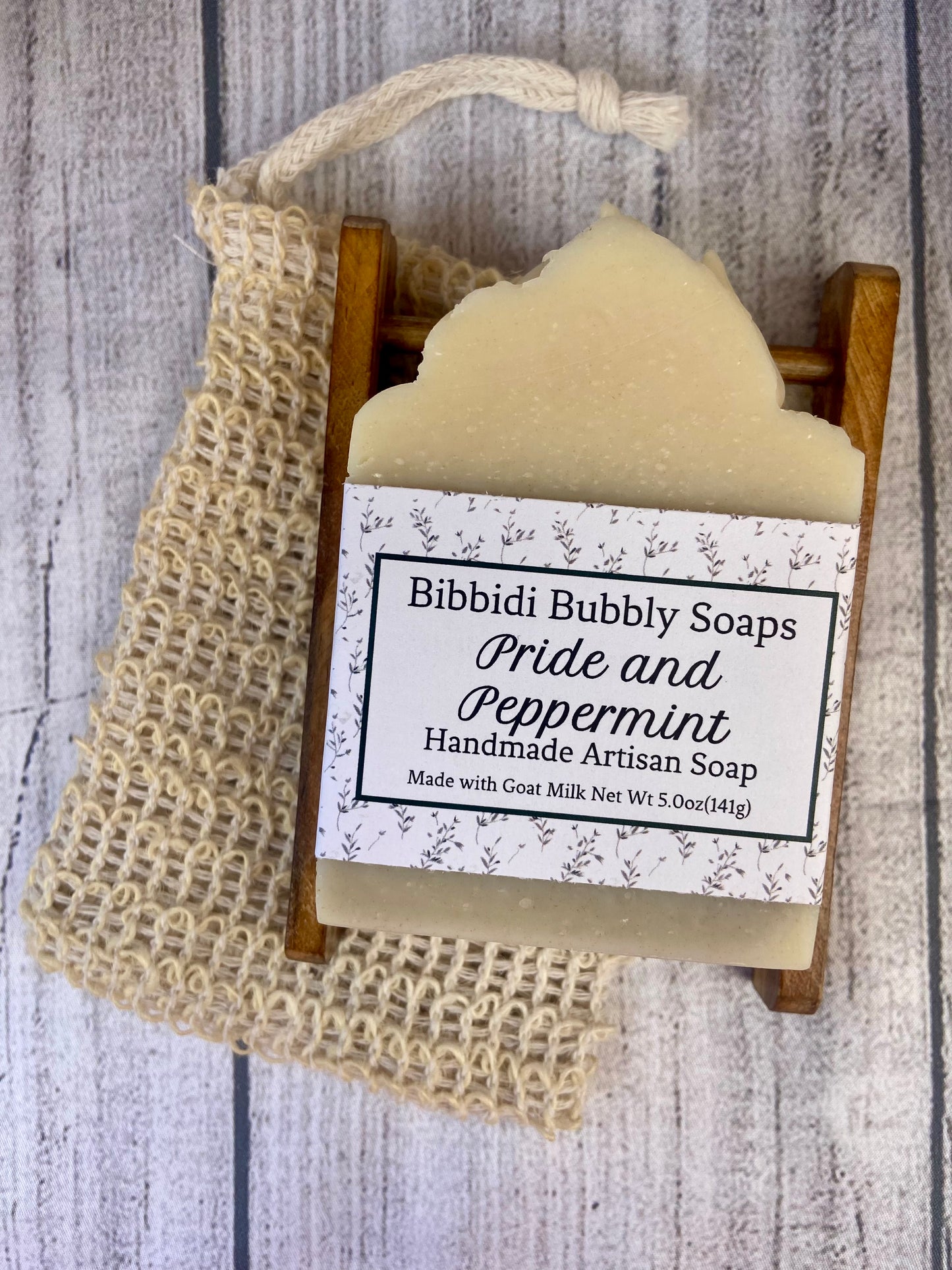 Pride and Peppermint Frosted Bar Soap