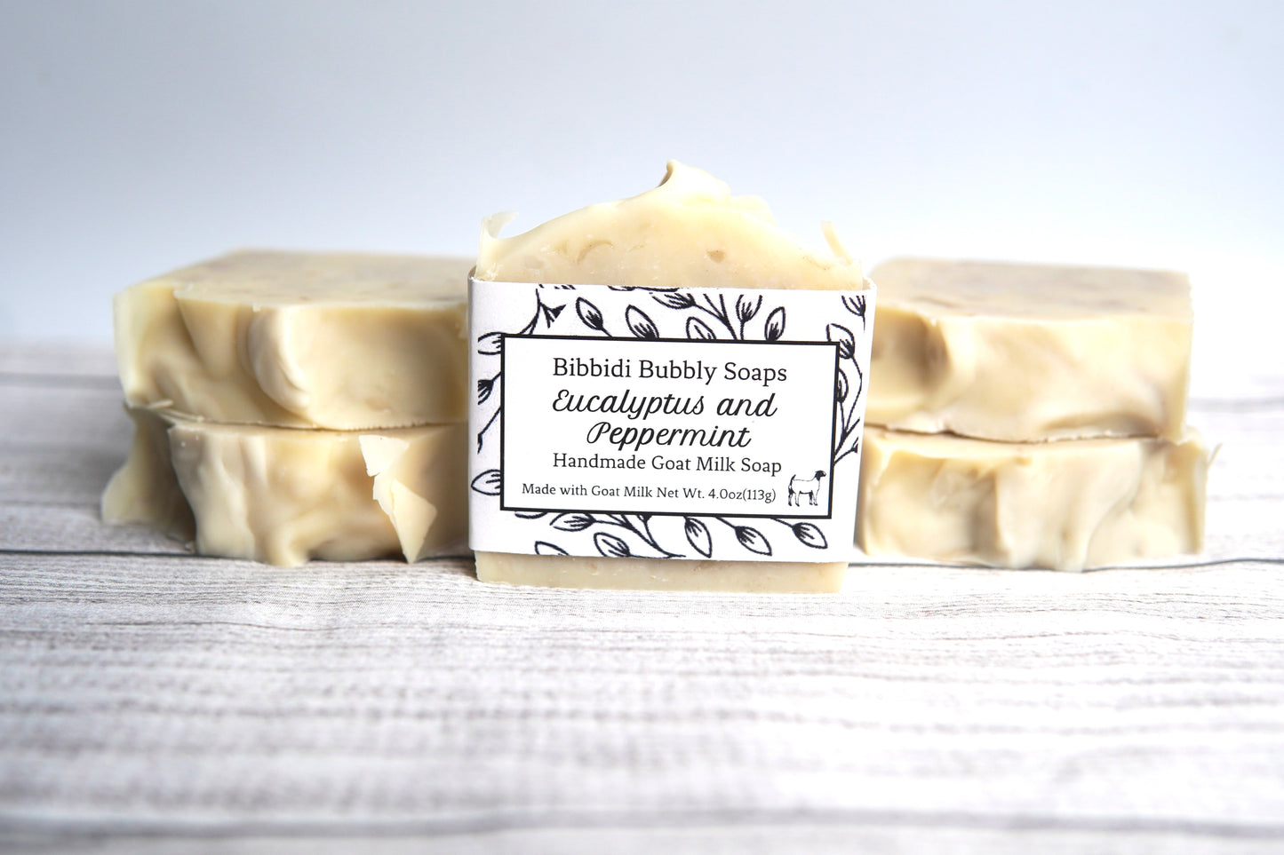 Eucalyptus + Peppermint Goat Milk Bar Soap