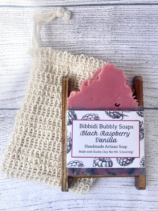 Black Raspberry Vanilla Frosted Bar Soap Wholesale