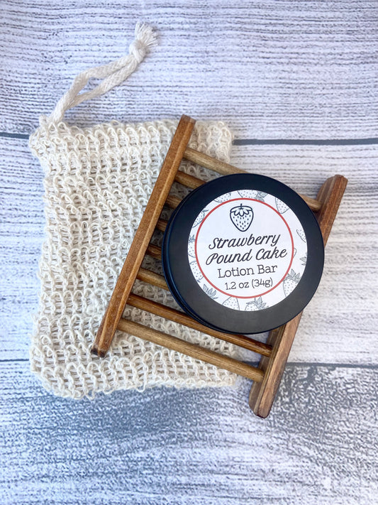 Strawberry Pound Cake Lotion Bar