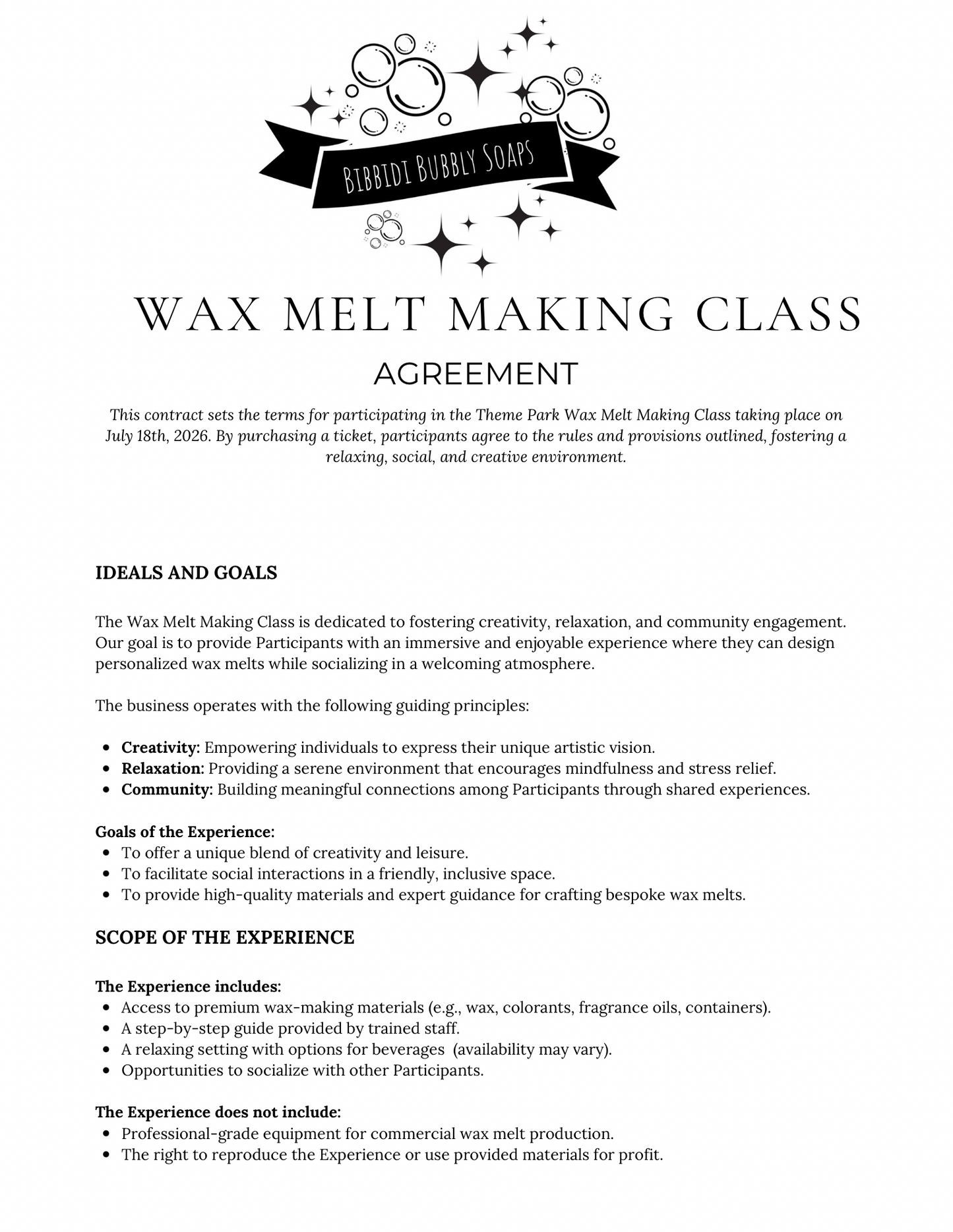 Wax Melt Making Class July 18th, 4:00-6:00 at Pop Culture Soda Shoppe
