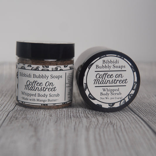 Coffee on Mainstreet Whipped Sugar Scrub w/ Coffee Grounds