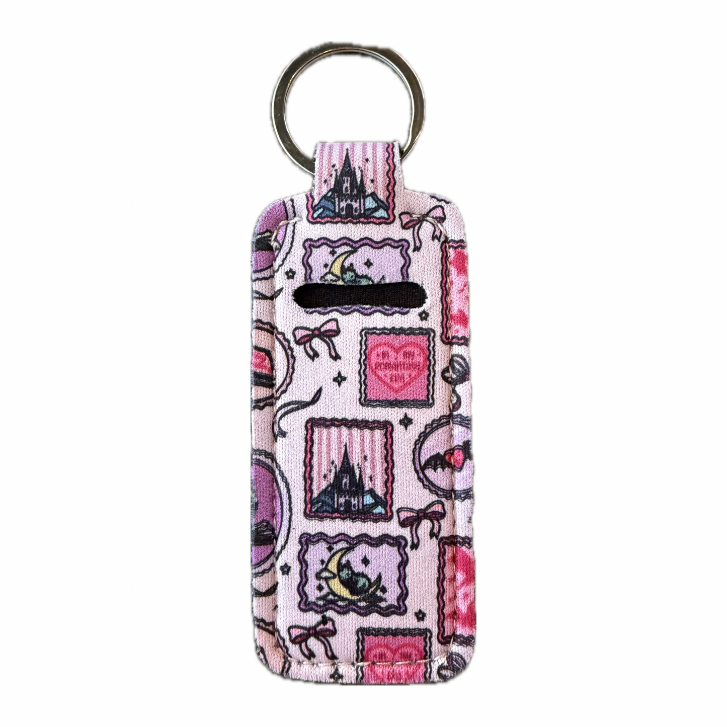 Romantasy Era Bookish Themed Lip Balm Holder Keychain