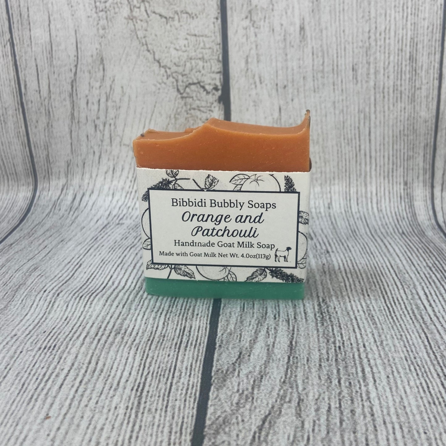 Orange Patchouli Goat Milk Bar Soap