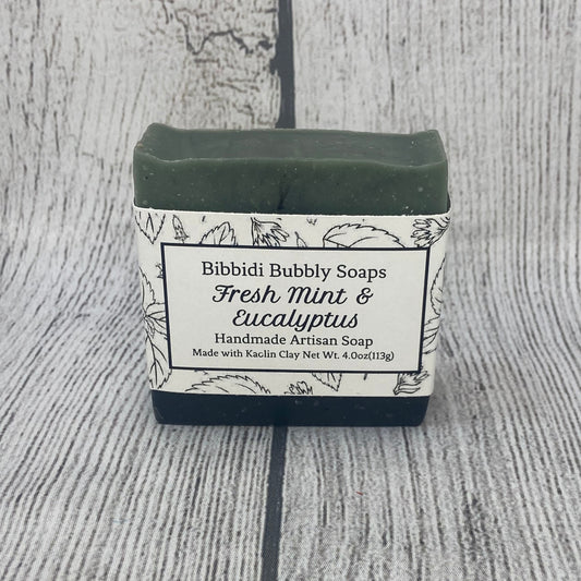 Fresh Mint and Eucalyptus Bar Soap