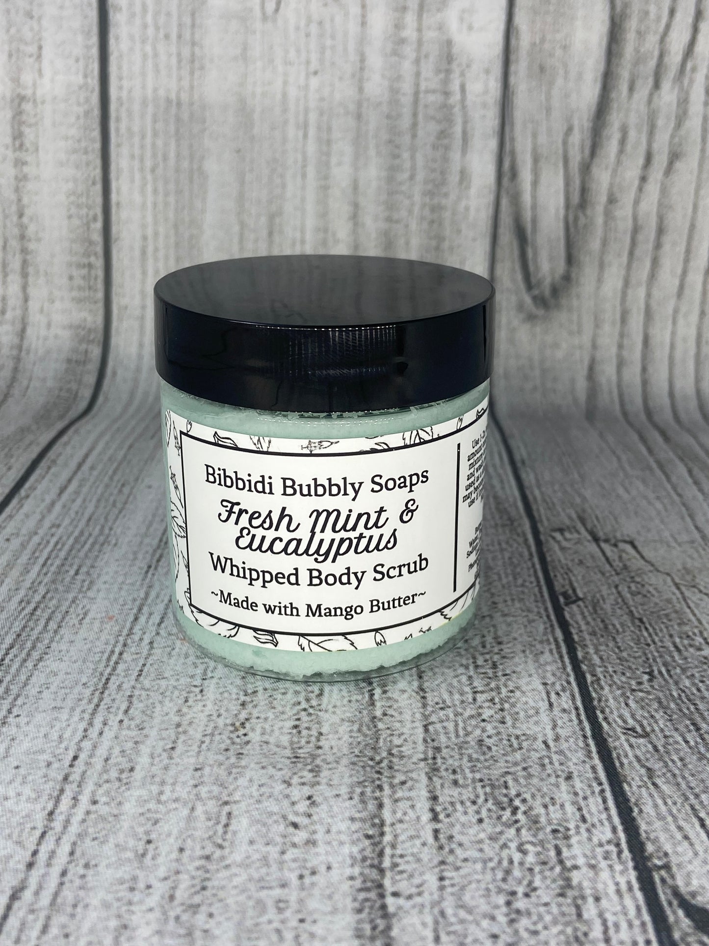 Fresh Mint + Eucalyptus Whipped Sugar Scrub