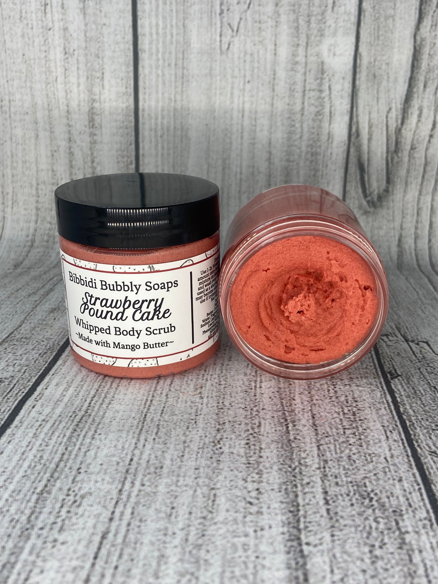 Strawberry Pound Cake Whipped Sugar Scrub